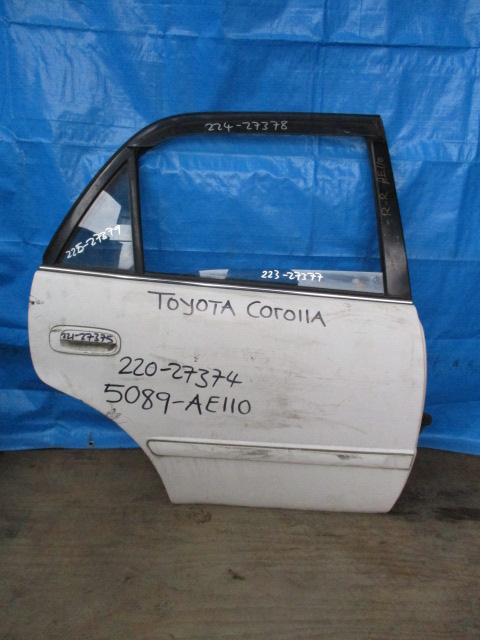 Used Toyota Corolla DOOR SHELL REAR RIGHT